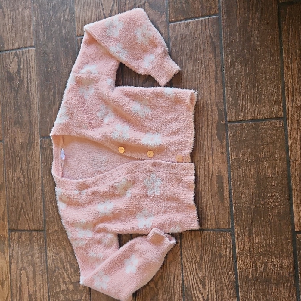 Juniors no boundaries fuzzy cardigan